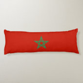 Coussins Longs drapeau marocain (Dos)