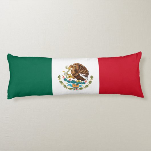 Coussins Longs Drapeau mexicain (Dos)