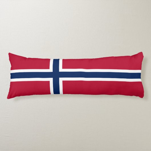 Coussins Longs Drapeau norvégien (Devant)