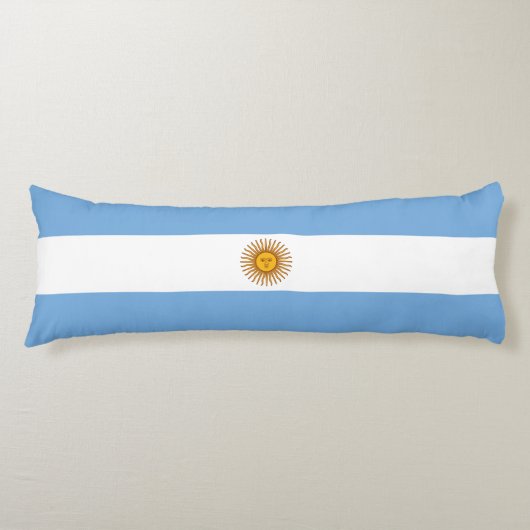 Coussins Longs Drapeau patriotique argentin (Devant)