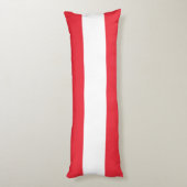 Coussins Longs Drapeau patriotique autrichien (Dos (Vertical))