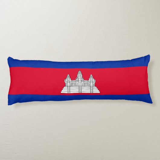 Coussins Longs Drapeau patriotique cambodgien (Dos)
