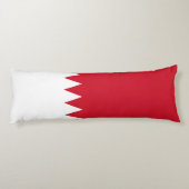 Coussins Longs Drapeau patriotique de Bahreïn (Dos)