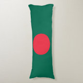 Coussins Longs Drapeau patriotique du Bangladesh (Devant (Vertical))