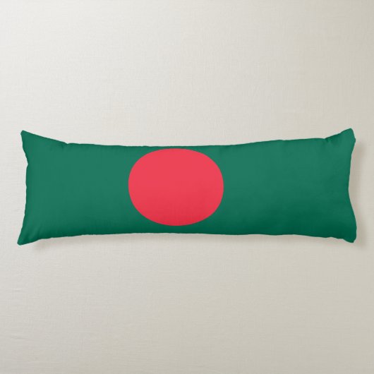 Coussins Longs Drapeau patriotique du Bangladesh (Devant)