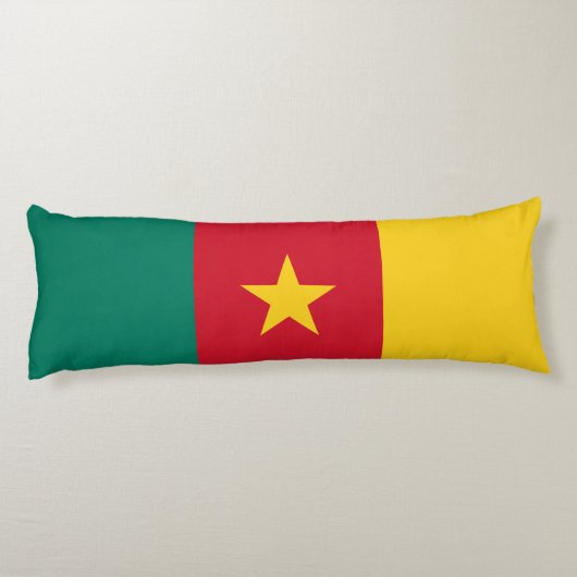 Coussins Longs Drapeau patriotique du Cameroun (Dos)