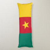 Coussins Longs Drapeau patriotique du Cameroun (Dos (Vertical))