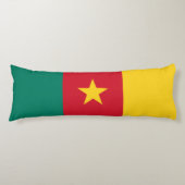 Coussins Longs Drapeau patriotique du Cameroun (Devant)