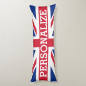 Coussins Longs Drapeau personnalisé d'Union Jack (Dos (Vertical))