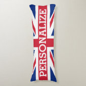 Coussins Longs Drapeau personnalisé d'Union Jack (devant Vertical)