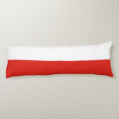 Coussins Longs Drapeau polonais (Dos)