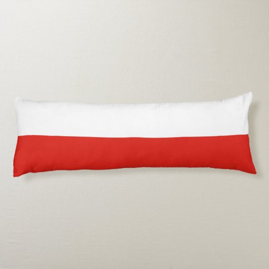 Coussins Longs Drapeau polonais (Dos)