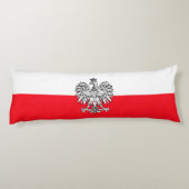 Coussins Longs Drapeau polonais (Dos)