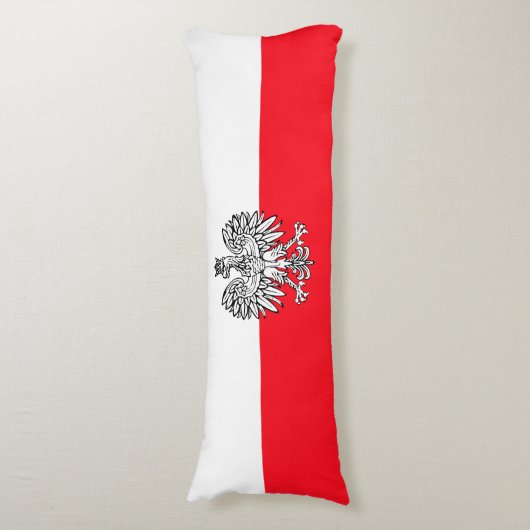 Coussins Longs Drapeau polonais (Devant (Vertical))