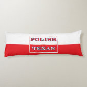 Coussins Longs Drapeau polonais de la Pologne texane (Dos)