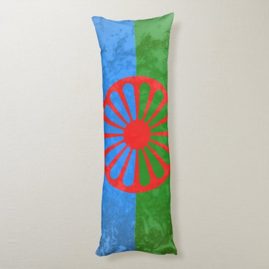 Coussins Longs Drapeau romani (Dos (Vertical))