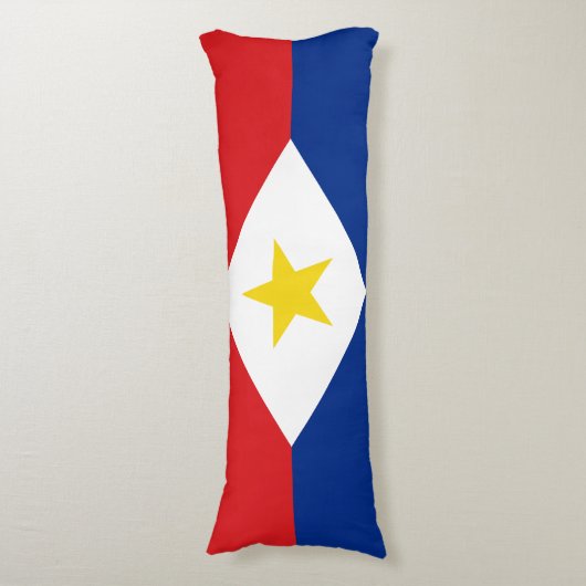 Coussins Longs Drapeau Saba (Devant (Vertical))