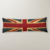 Coussins Longs Drapeau souillé d'Union Jack R-U (Dos)