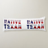 Coussins Longs Drapeau texan natif (Dos)