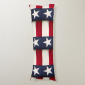 Coussins Longs Drapeau texan Oreiller corps (Devant (Vertical))