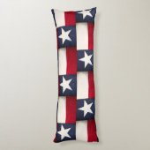 Coussins Longs Drapeau texan Oreiller corps (Dos (Vertical))