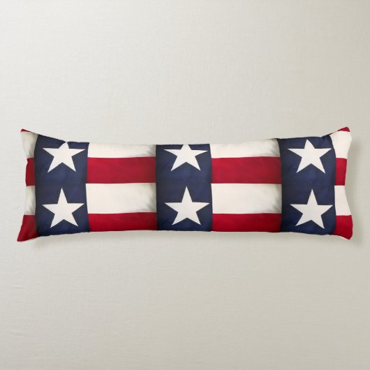 Coussins Longs Drapeau texan Oreiller corps (Devant)