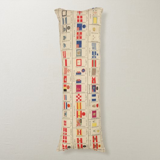 Coussins Longs Drapeaux, insignes (Devant (Vertical))