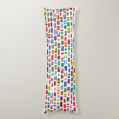 Coussins Longs Drapeaux mondiaux (Dos (Vertical))