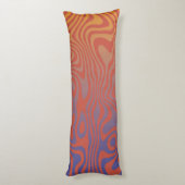 Coussins Longs Dream Flow l Abstract Trippy Pattern - No. 01 (Dos (Vertical))