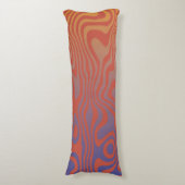 Coussins Longs Dream Flow l Abstract Trippy Pattern - No. 01 (devant Vertical)