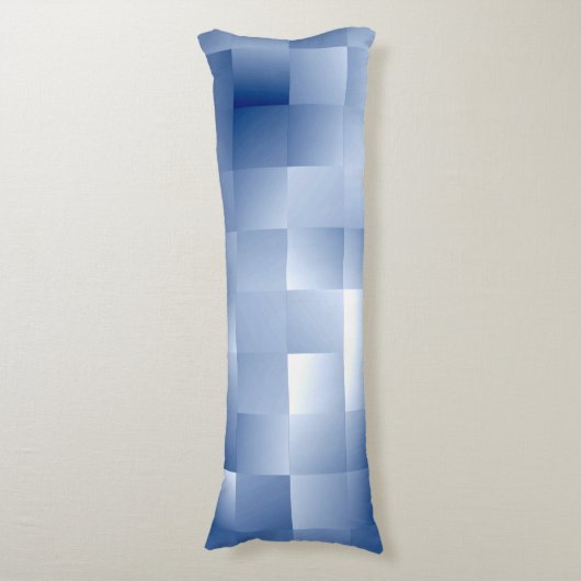 Coussins Longs Dreamy Blue Tones dans un Motif Carré (Devant (Vertical))
