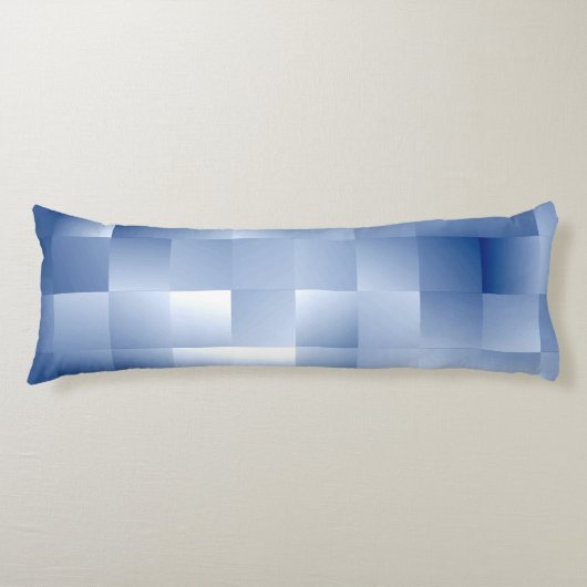 Coussins Longs Dreamy Blue Tones dans un Motif Carré (Devant)