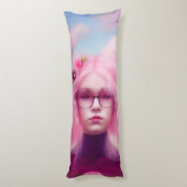 Coussins Longs Dreamy Rose (Dos (Vertical))