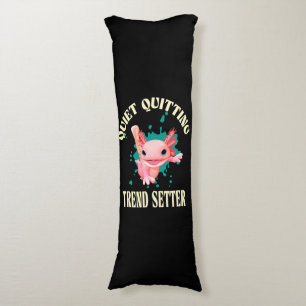 Coussins Longs Drôle Axolotl Rose Paramètre de Tendance d'Abandon