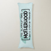 Coussins Longs Drôle Citation de maternité effrayante Humour plai (Devant (Vertical))