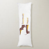 Coussins Longs Drôle mignon dachshund pour parent chien long (Devant (Vertical))