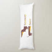 Coussins Longs Drôle mignon dachshund pour parent chien long (Dos (Vertical))