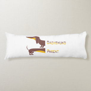 Coussins Longs Drôle mignon dachshund pour parent chien long