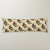 Coussins Longs D'Uccle Bantams : Mille Fleur (Dos)