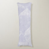 Coussins Longs Dusty Purple Minimal Texture géométrique d'encre (Devant (Vertical))