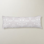 Coussins Longs Dusty Rose Celestial Damask Boho Motif (Dos)