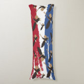 Coussins Longs Eagle Bird USA Patriotic American Flag (Devant (Vertical))