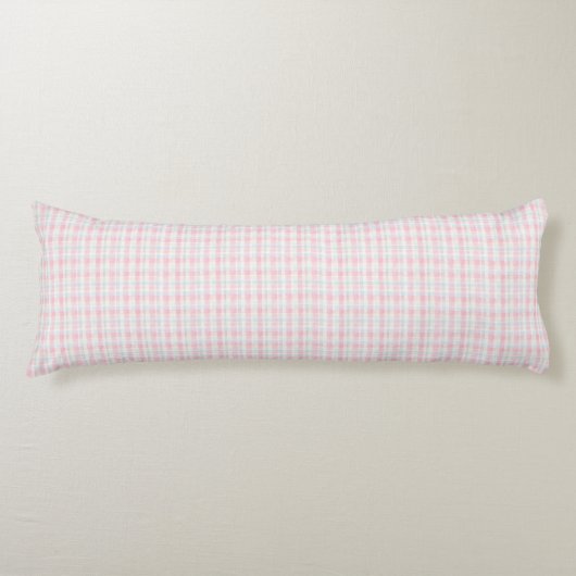 Coussins Longs Easter Pastel Plaid Seamless Fabric – Cute  (Devant)