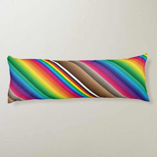 Coussins Longs échantillon de couleur arc-en-ciel (Dos)