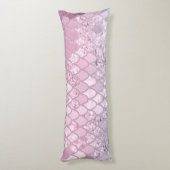 Coussins Longs Échelles de Parties scintillant de sirènes #2 (Dos (Vertical))