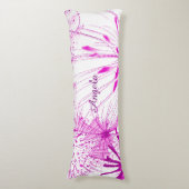 Coussins Longs Éclaboussure rose (Devant (Vertical))