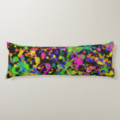 Coussins Longs Éclat de peinture de nuit (Devant)