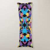 Coussins Longs Éclatement Vibrant : Aléatoire Couleurs (Devant (Vertical))