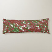 Coussins Longs Eclectique Mod Retro Motif de Noël géométrique (Dos)