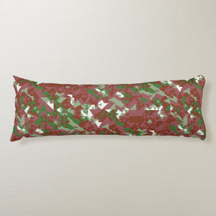 Coussins Longs Eclectique Mod Retro Motif de Noël géométrique